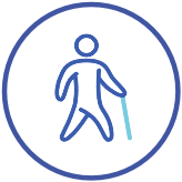 Person walking icon